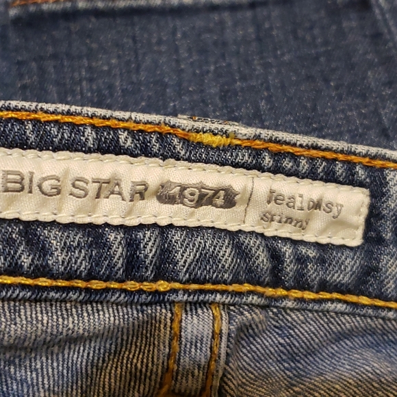 Big Star size 27 jealouss skinny distressed - Picture 8 of 13